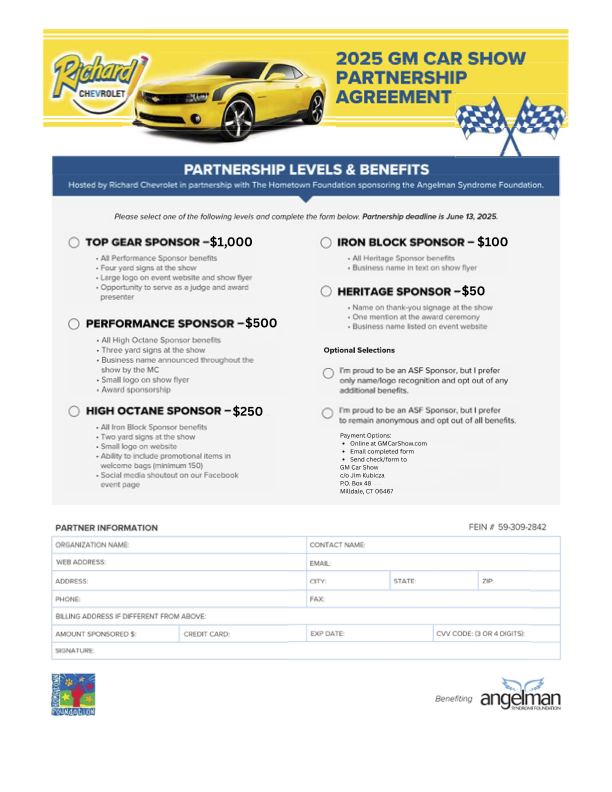 Sponsorship Details